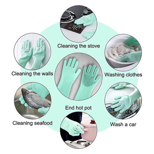 5款廚房多功能硅膠手套亞馬遜產品套圖與美術圖案設計服務